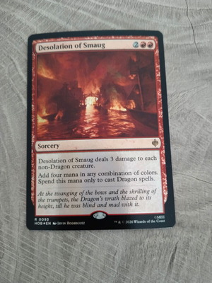 Magic the Gathering Desolation of Smaug foil κάρτα καινούργιο
