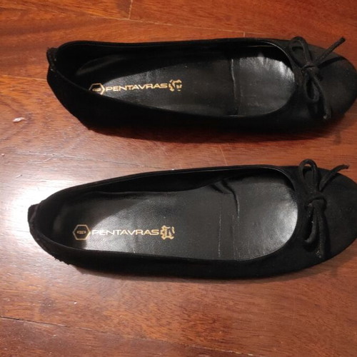 Pentavras black ballerinas size 38 used