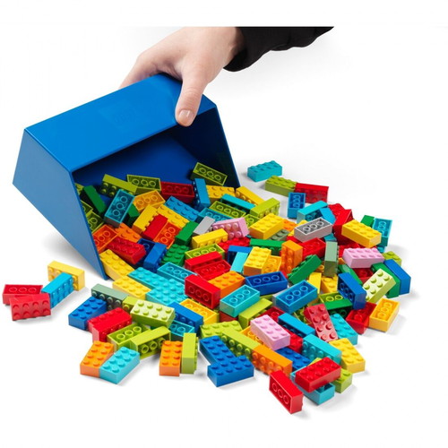 LEGO Brick Scooper plastic storage box gray like new