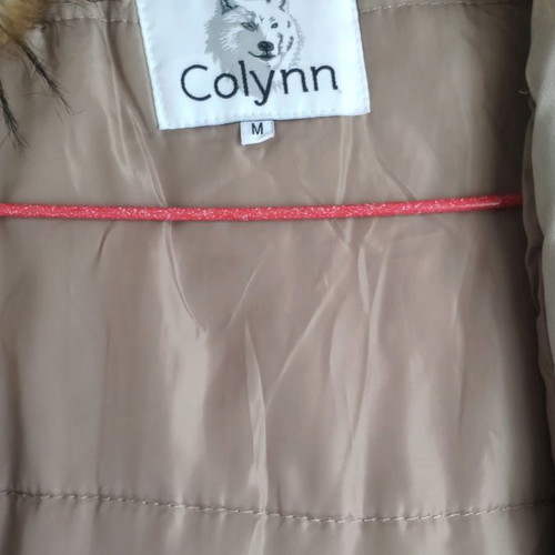 Beige jacket used with fur, size M Celestino