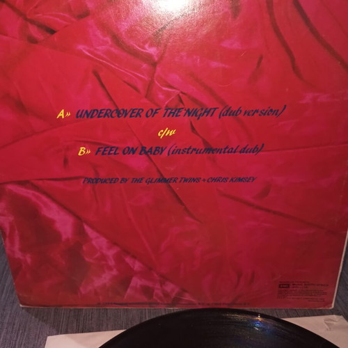 Rolling Stones Undercover of the Night vinyl record used, rock