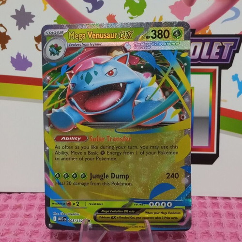 Mega Venusaur ex (MEG 003) Pokemon card