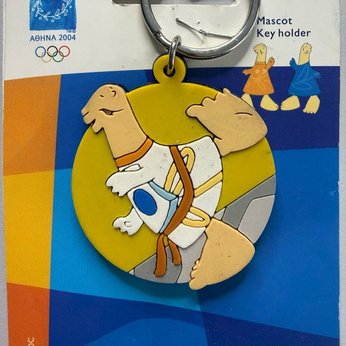 Athens 2004 Keychain Mascot Phoebus Judo new, official licensed product
