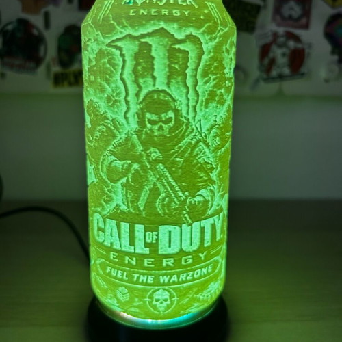 Call of Duty Monster Led Multicolor Lamp like new with remote