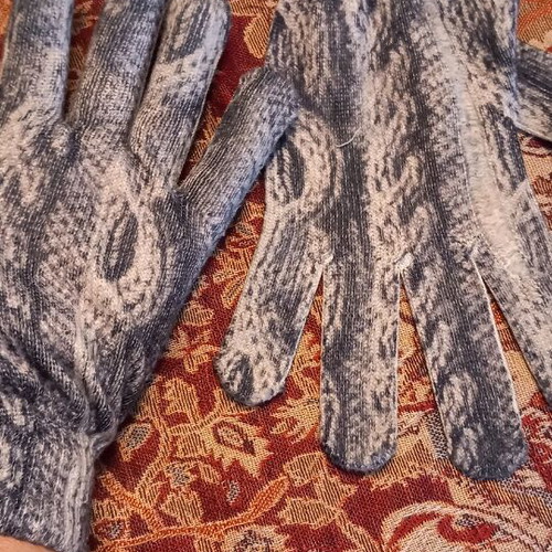 Elastic warm gloves size medium large