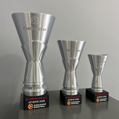Κύπελλο EuroLeague 2026 Olympiacos έκδοση καινούργιο 3D εκτυπωμένο συλλεκτικό