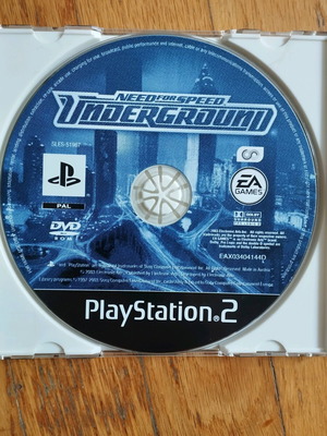 Need for Speed Underground PS2 μεταχειρισμένο, δίσκος μόνο