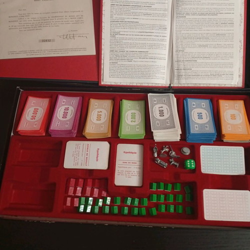 Monopoly Monte Carlo 1977 used collectible edition with certificate