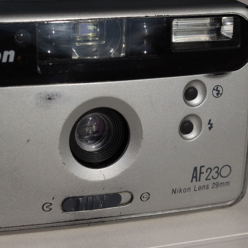Nikon AF 230 film camera with case