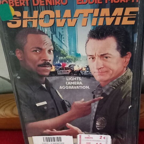 Showtime DVD like new with subtitles, comedy adventure action