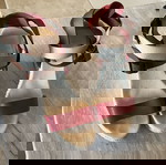  Πλατφόρμες Lacoste με ψάθα και δέρμα