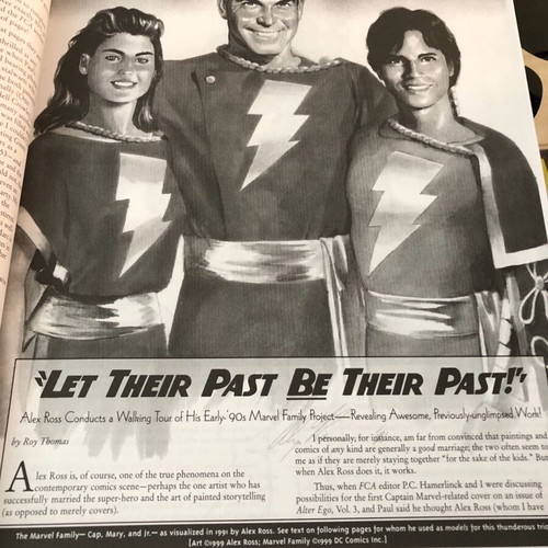 Alter Ego Magazine 3 like new, Alex Ross, Shazam, Captain Marvel