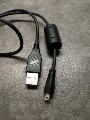 Καλώδιο USB μεταφοράς αρχείων micro USB σαν καινούργιο, μαύρο