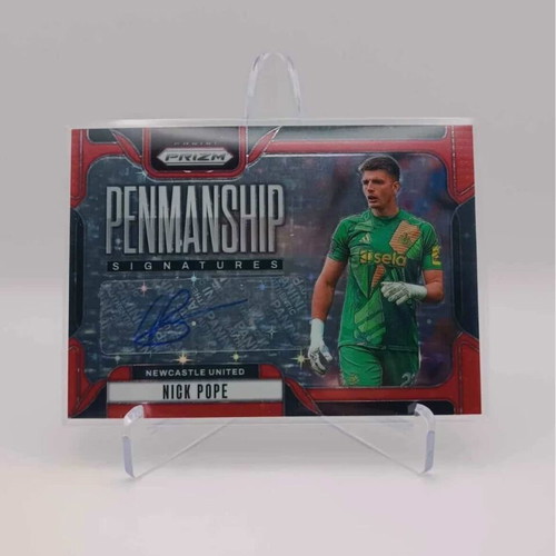 Panini Prizm EPL Penmanship Red Stars Prizm #P-NP Nick Pope like new