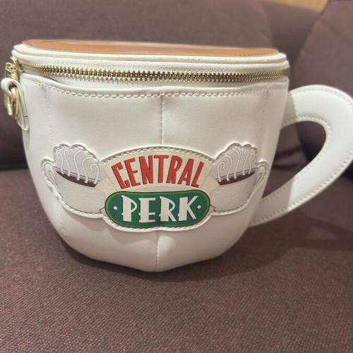 Friends Loungefly Crossbody Bag Cup Shape with Coffee like new