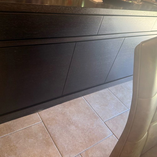 Buffet wooden used, dimensions 2.10x0.50x0.83 m