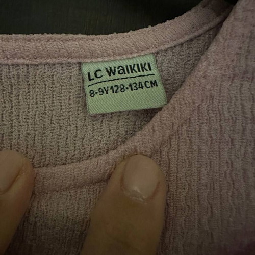 LC Waikiki dress 8-9 years pink with ruffles like new