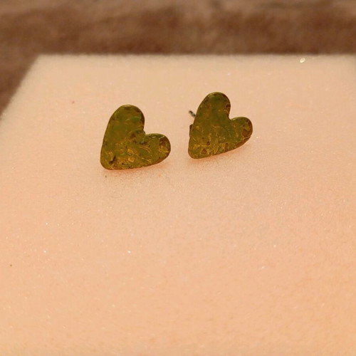 Vestopazzo Italian earrings like new, gold color, set of 3