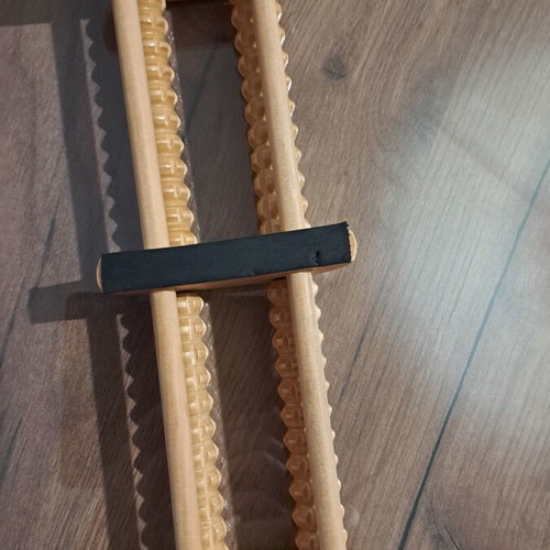 Wooden Foot Massager used, rotating for soles