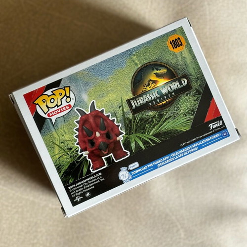 Funko Pop Jurassic Park Diabloceraptor 1803 new special edition exclusive