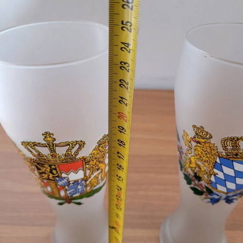 German beer glasses new, set of 2 pieces