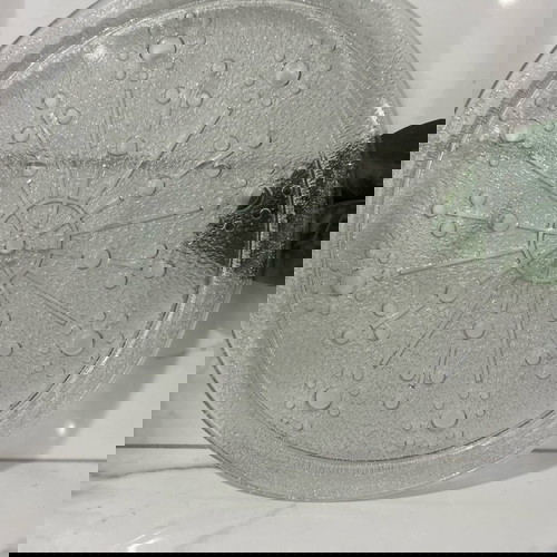 Чиния за торта Sputnik нова, Германия, винтидж с мехурчета