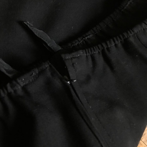 Handmade women's black skirt new, size L, vintage style