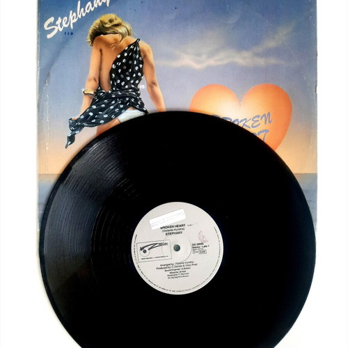 Stephany Broken Heart / Romantic Afrika 12" vinyl single, Italo-Disco