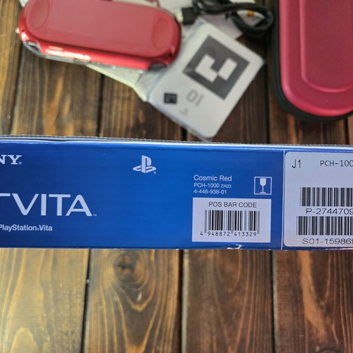 Sony PlayStation Vita PCH-1000 Cosmic Red console
