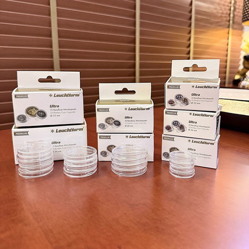 Leuchtturm Premium coin capsules 51 pieces new