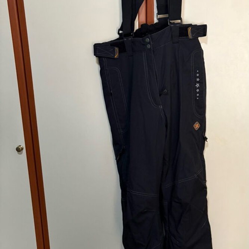 Ski snowboard pants used with suspenders, size 42