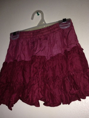 Burgundy skirt new for 6 years old