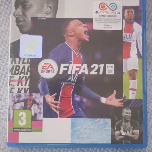 FIFA 21 PS4 game used, sports genre
