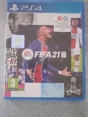 FIFA 21 PS4 game used, sports genre