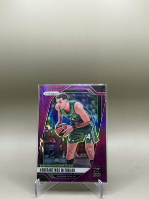 Konstantinos Mitoglou Panini Prizm EuroLeague 2024-25 Purple Prizm card used