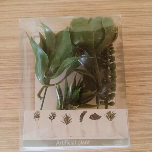 Set of 6 artificial plants Pepco Home new in box