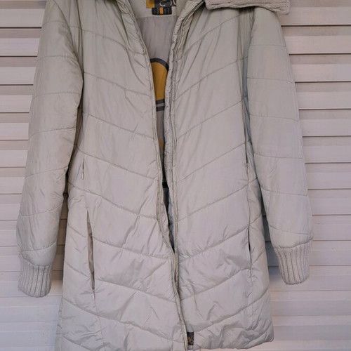 Civil women's jacket like new, ice white, size large