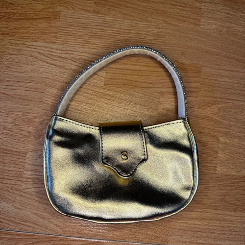 Sante evening bag used, gold color