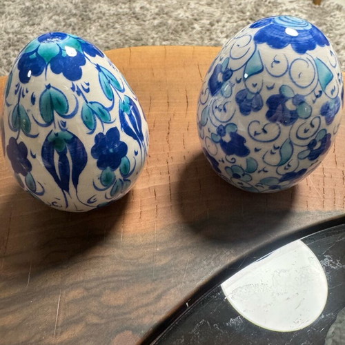 Decorative beautiful eggs like new
