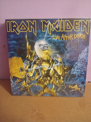 Iron Maiden Live After Death διπλό μαύρο βινύλιο καινούργιο επανέκδοση 2024