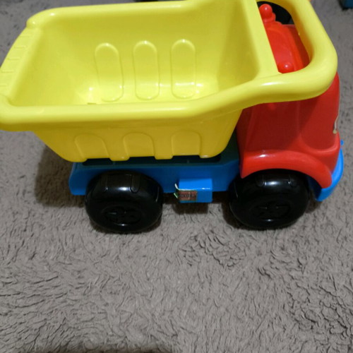 Truck with trailer like new, plastic toy