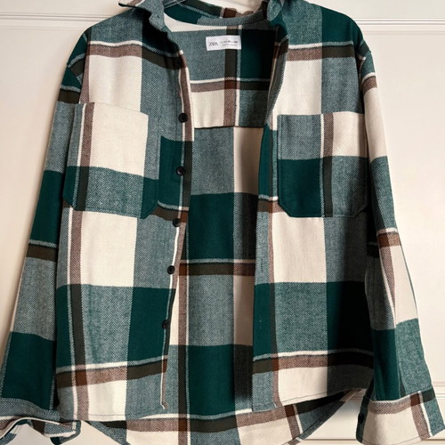 Zara shirt jacket, green, size 152 cm, 11-12 years