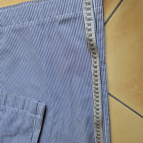 Helmi striped pants with built-in belt, like new