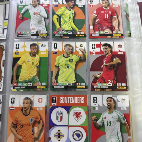 Panini WC 2026 sticker album with 281 stickers and Adrenalyn XL & Prizm cards
