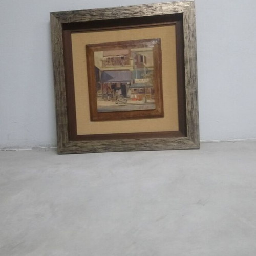 Achilleas Aivazoglou painting like new with wooden frame