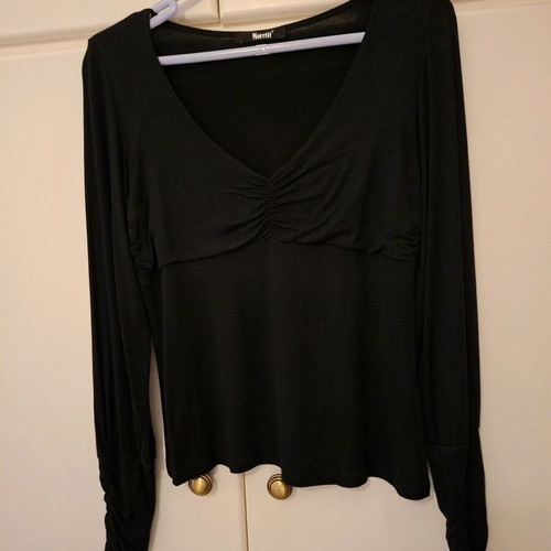 Women's black blouse like new, Small/Medium