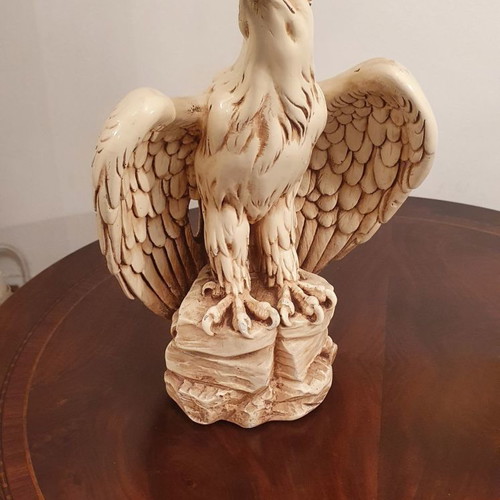 Eagle statue used, height 30cm
