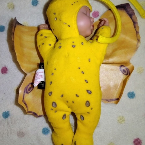 Anne Geddes Butterfly Sleeping Doll collectible, used, 25 cm