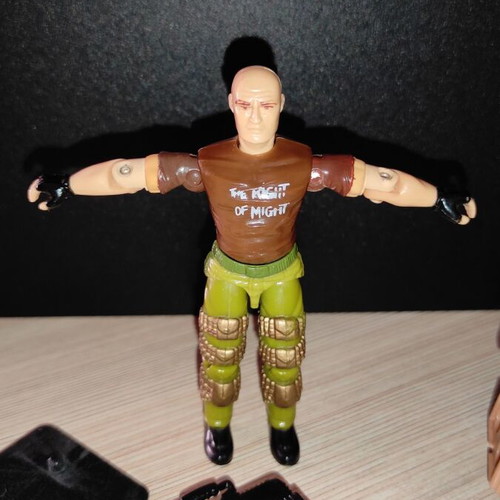 G.I.JOE Salvo (v1) 1990 action figure used, complete with equipment