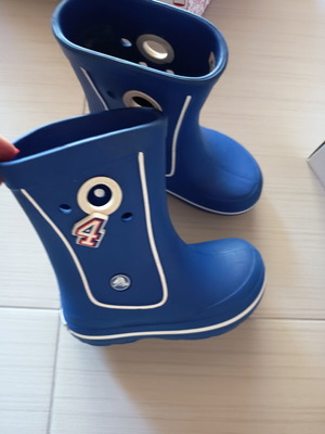 Crocs children's rain boots size C10-1, like new